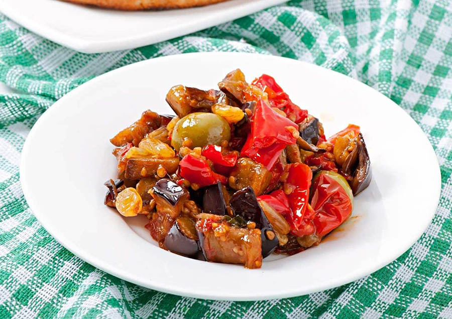 Sicilian Eggplant Caponata Recipe