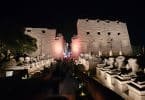 Luxor Temple at night egypt