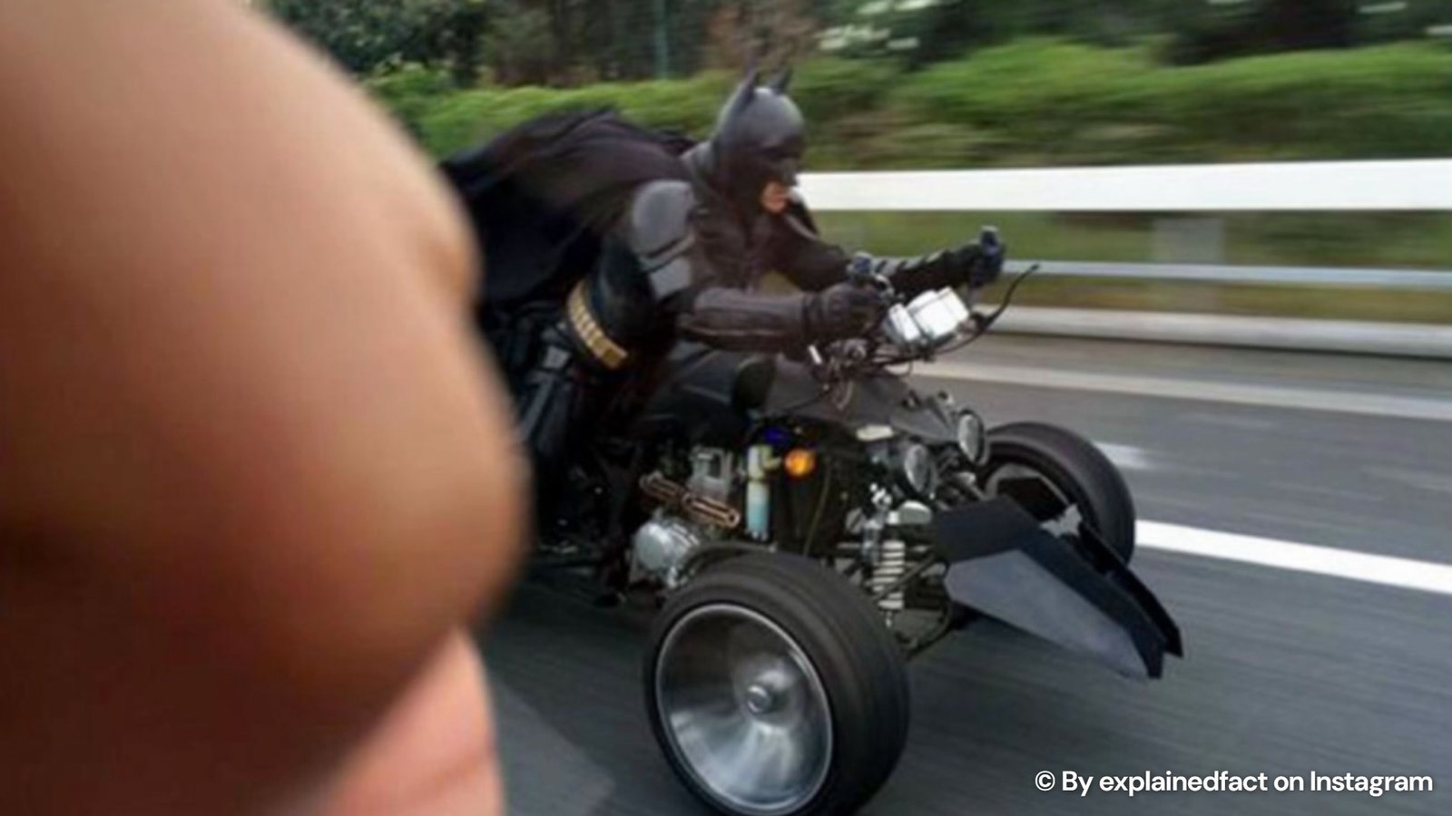 Batman on a Chiba expressway