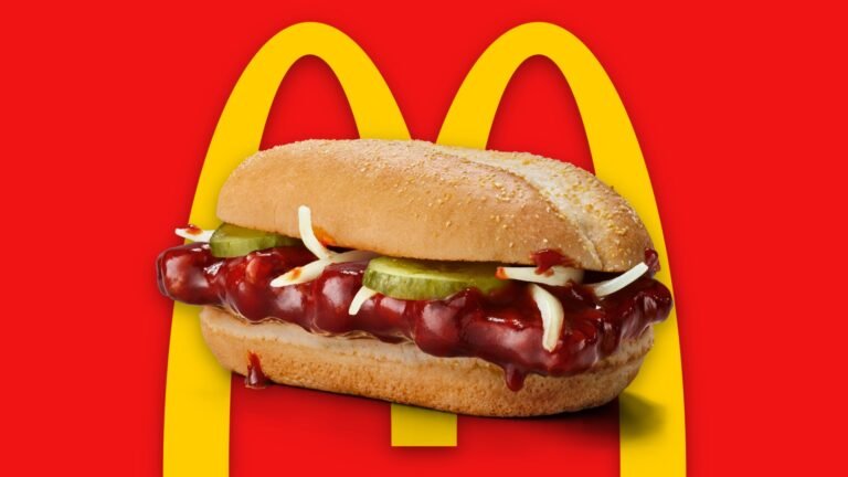 McDonald's is launching 5 new holiday drinks to pair with the returning McRib