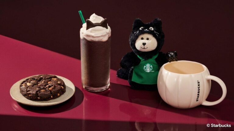 Starbucks' 2026 Halloween lineup brings a Black Cat Frappuccino and spooky merch