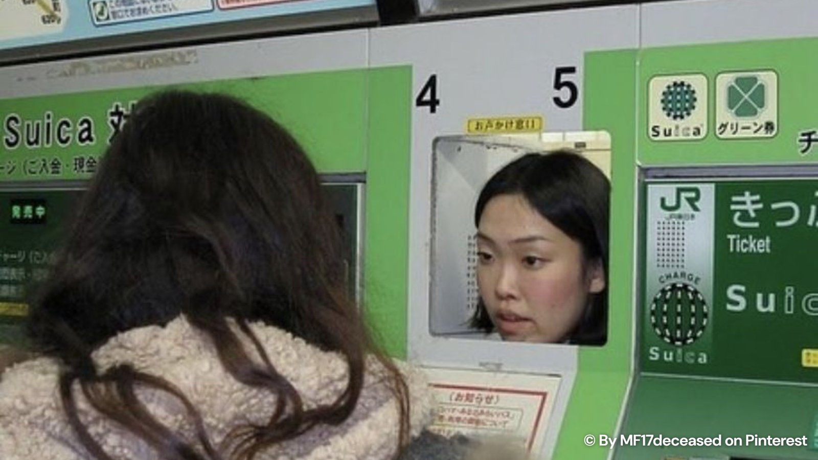 Pop-out Customer Service at Japanese Train Stations