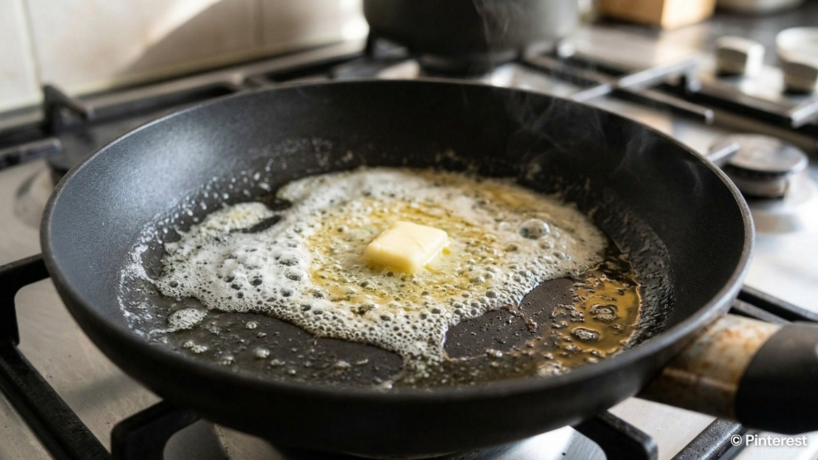 Melt the butter gently